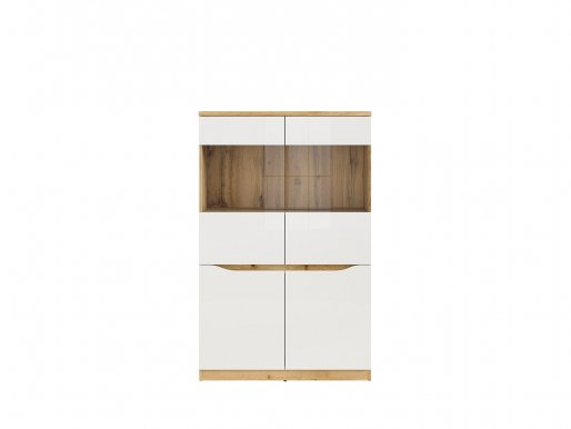Nuis REG2D2W-DWO/BIP Glass-fronted cabinet