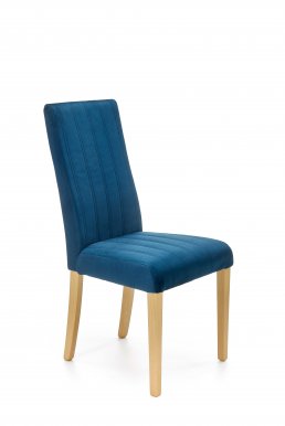 DIEGO 3 Chair honey oak/monolith 77 dark blue