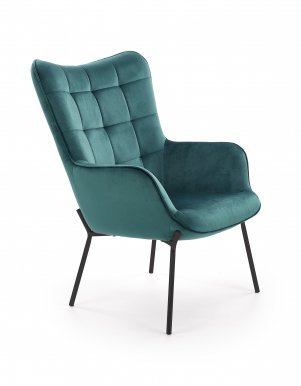 CASTEL FOT Armchair (Dark green)
