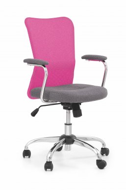 ANDY Офисное кресло Серый/розовый