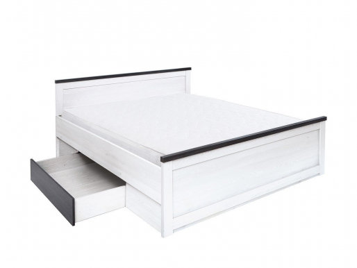 Luca LOZ/180+ST Двуспальная кровать с ящиком для белья Premium