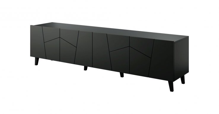 ETNA- RTV 200 TV cabinet Black mat