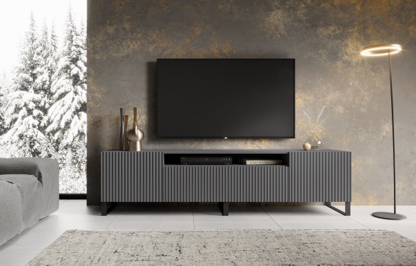 NOES G RTV 200 cm TV Skapis,Grafīts matēts