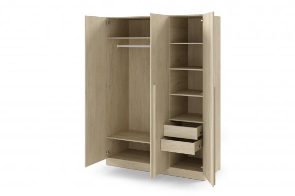 BRG SZF-2 z szuf +2 atvilktnes Skapis,Cremona ozols