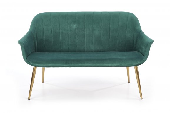 ELEGANCE- 2 XL Sofa (green/gold)