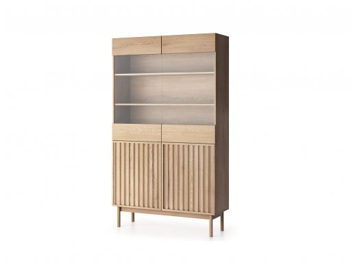 Saori WIT W2D Glass-fronted cabinet