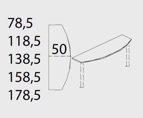 Hebe BP68 + PB48,BP49,BP50 Соединитель для стола