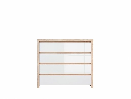 Kaspian KOM4S Gloss Chest of drawers