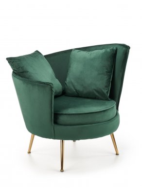 ALMOND Armchair (dark green)