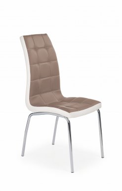 K186 krēsls kapučīno/balts