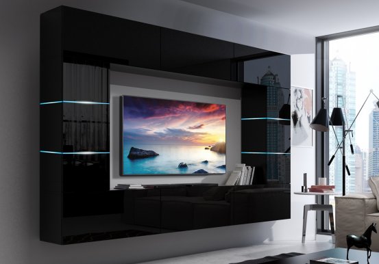 Concept-61 Sekcija Black mat/black gloss 61- 61/HG/B/1-1A