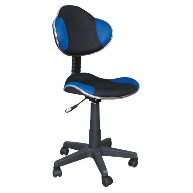 Офисное кресло Q-G2N/C Чёрный/синий