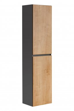MONAKO/ Grey Oak 800 Настенный шкафчик для ванной комнаты