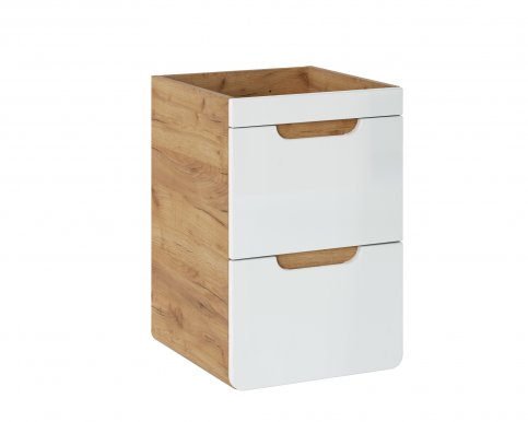 Abura White/Oak Craft 823 Waschbeckenunterschrank
