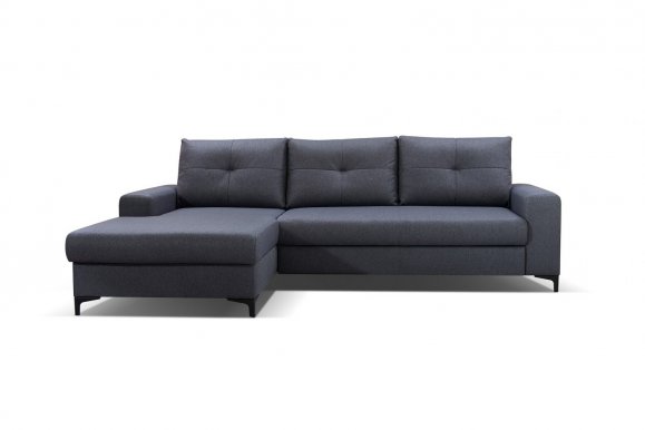 AVRA- Corner sofa left (AVRA 17 dark gray)