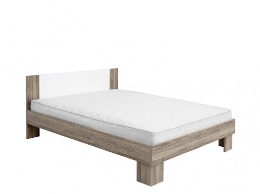 Martina LOZ/160+W160X200 Bed San Remo oak/white