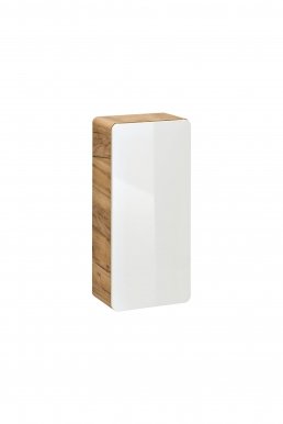 Abura White/oak wotan 830 Верхний настенный шкафчик для ванной комнаты