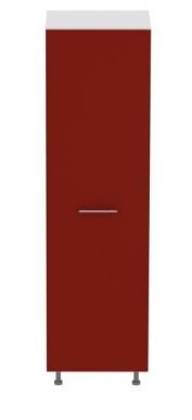 Standard DWP L/P 60 cm Akrila glancēts Grīdas skapītis ar plauktiem