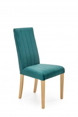 DIEGO 3 Chair honey oak/monolith 37 dark green