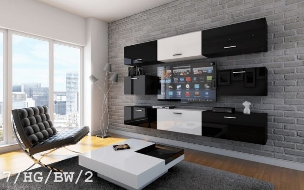 Sky Concept 7 Wall unit 7/HG/BW/2