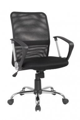 Q-078 CZ Biroja krēsls Melns