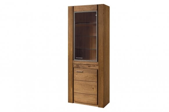 Velvet- 11 P Glass-fronted cabinet PrestigeLine