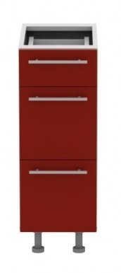 Standard D3SMetabox 30 cm Gloss acrylic Base cabinet