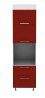 Standard DWZPTandembox 60 cm Gloss acrylic Base cabinet for oven