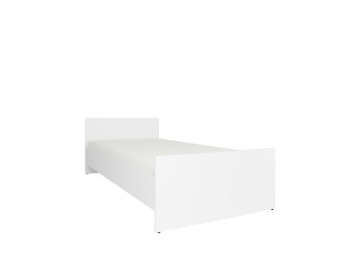 Nepo Plus LOZ/90+W90 Bed (White)