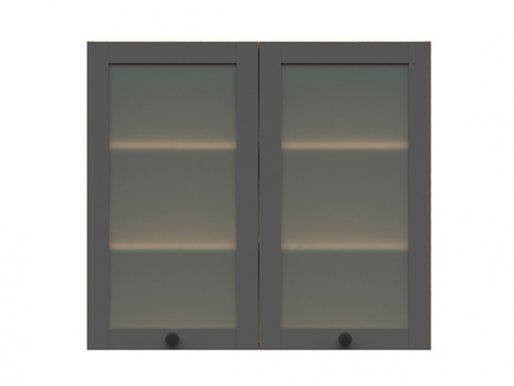 SemiLine G_80/72_LV/PV-DARV/GF Wall cabinet with glass doors