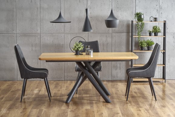 DERRICK (160x200) Extendable dining table