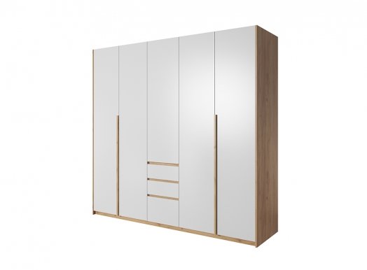 XELO A SZF230 Wardrobe Craft oak gold/white mat