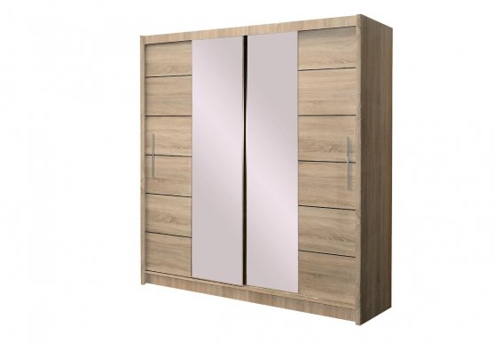 Lizbona-2 203 Sliding door wardrobe (oak sonoma)