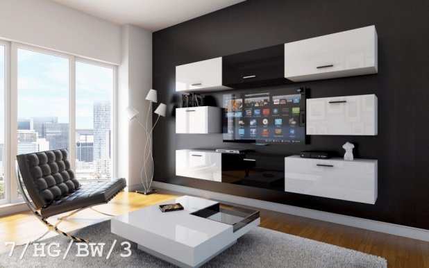 Sky Concept 7 Wall unit 7/HG/BW/3