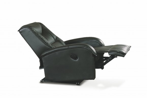 JEFF Recliner armchair black