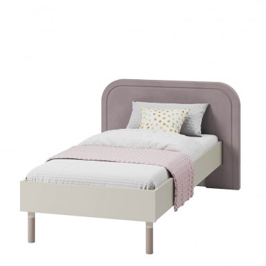 HarmonyHR 08 90x200 Bed with Slats and Upholstered Headrest