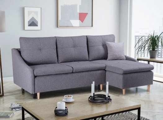 Nordia Corner sofa Universal (Baku 04+11 Grey)