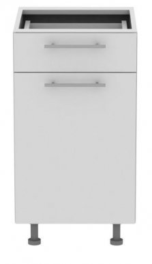 Standard D1D1S45 L/P 45 cm Ламинат Напольный шкаф
