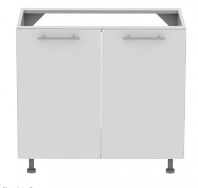 Standard DZ2D90 90 cm Laminat Sink base cabinet