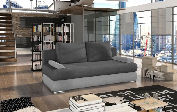 MIL- 16 Sofa-bed (Soro 93/Soro 83 dark grey/light grey)