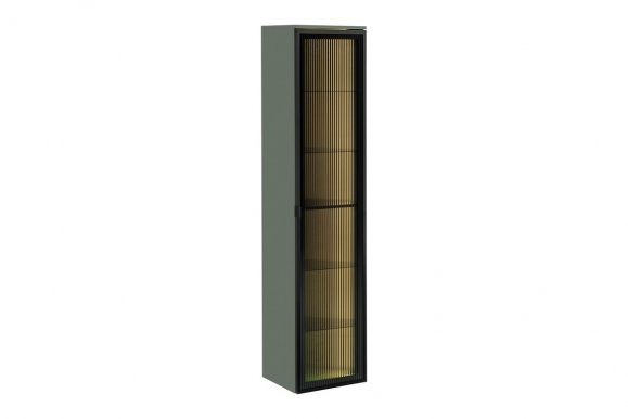 Sombra green 80-40-1DG Настенный шкафчик для ванной комнаты с LED освещением