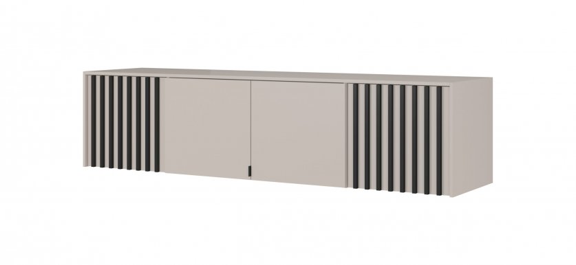 NELLY NAD 4D Additional cabinet (cashmere/black lamellas)