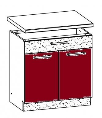 Modena MDF MD20/D80S1 80 cm Grīdas skapītis