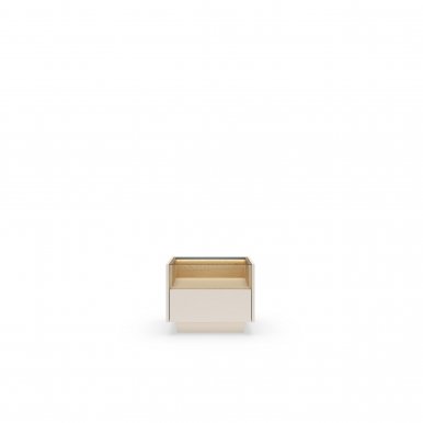 HARD G Nachttisch,Beige/Cremona Eiche