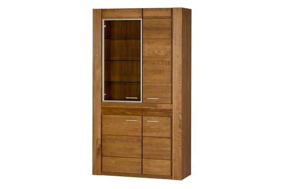 Velvet- 12 Glass-fronted cabinet 4 door PrestigeLine