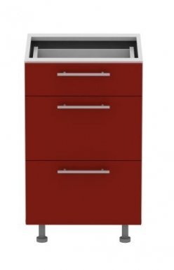 Standard D3SMetabox 50 cm Gloss acrylic Base cabinet