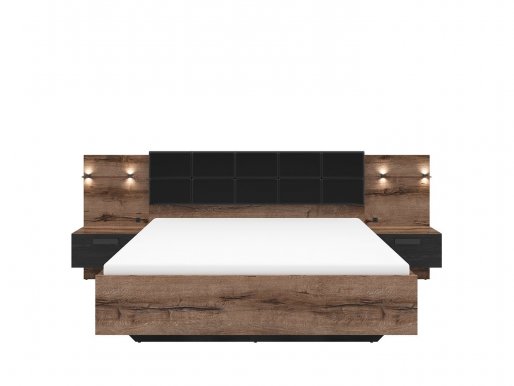 Kasel LOZ/180/A+W 180x200 Divguļamā gulta ar redelēm