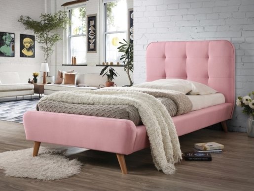 Tiffany-90x200 Pink tap:58 Bed