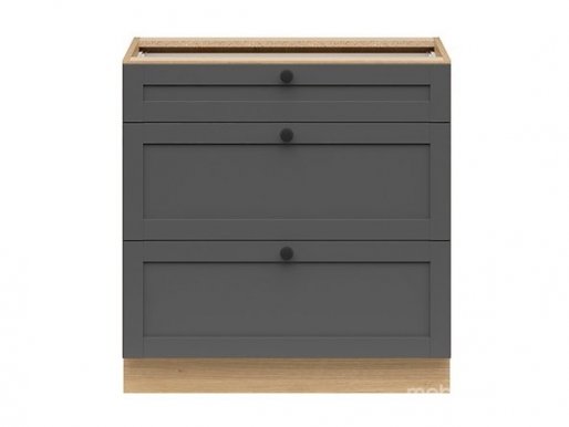 SemiLine D3S_80/82_2S/S-DARV/GF Base cabinet