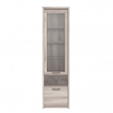 JAZZ WIT 1D1W1S Glass-fronted cabinet